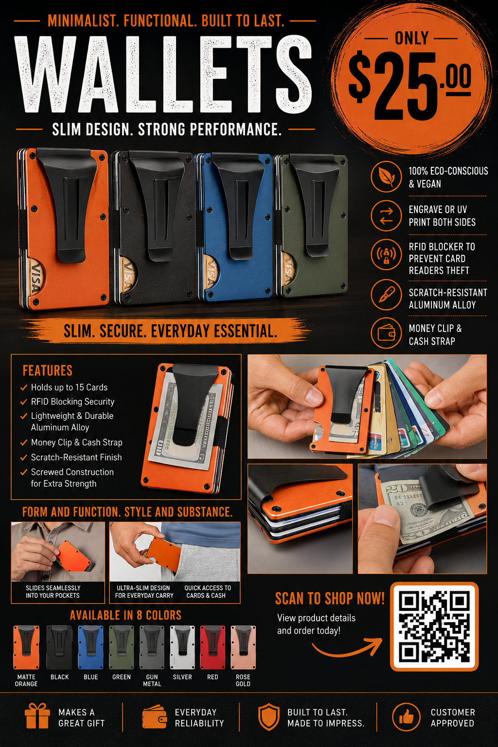 Men's Personalized Wallet