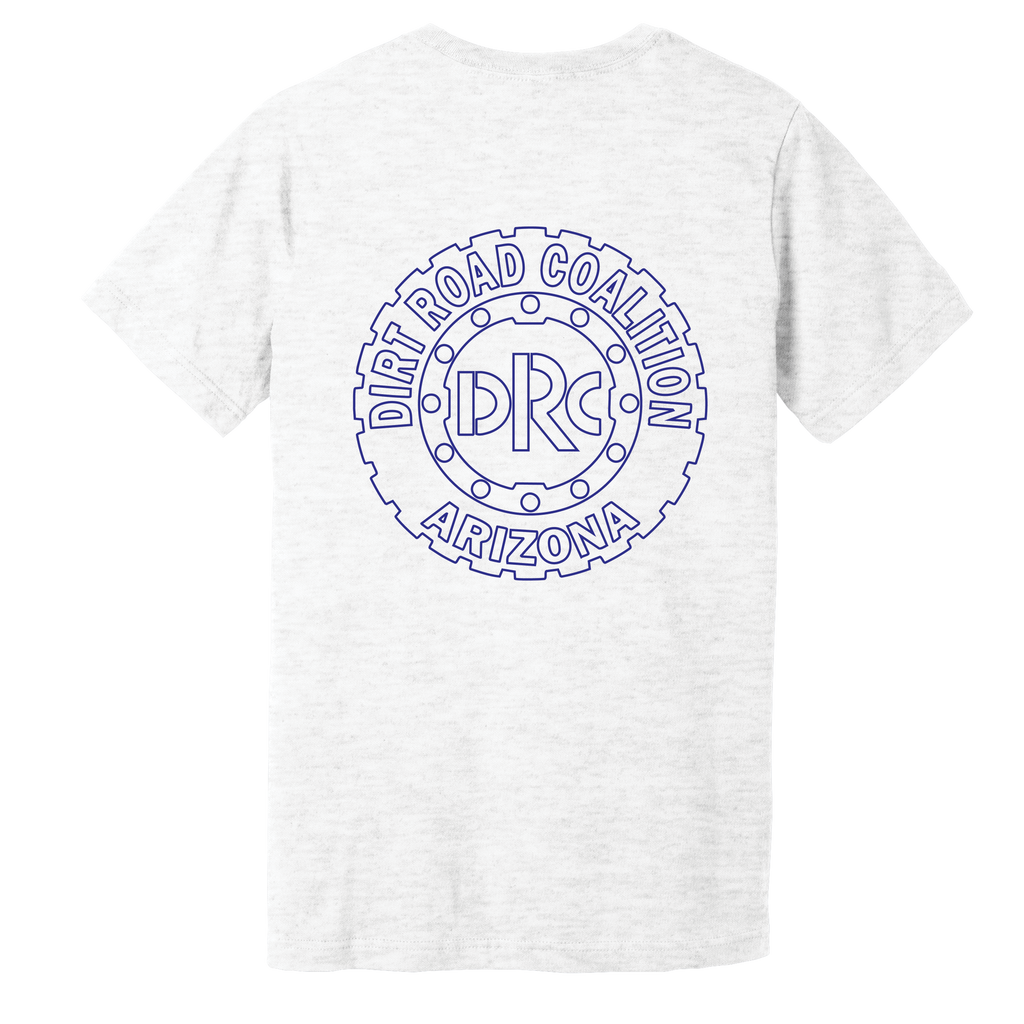 DRC Short Sleeve Shirt Blue #DRC Front and Blue Logo Back