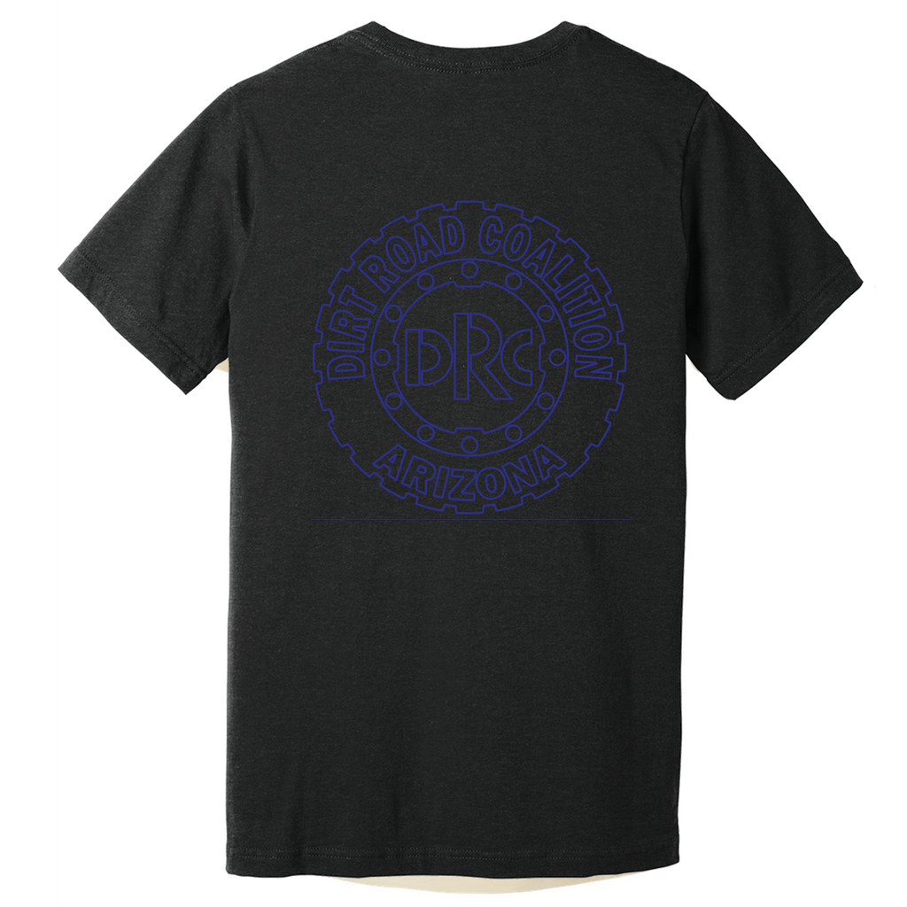 DRC Short Sleeve Shirt Blue #DRC Front and Blue Logo Back