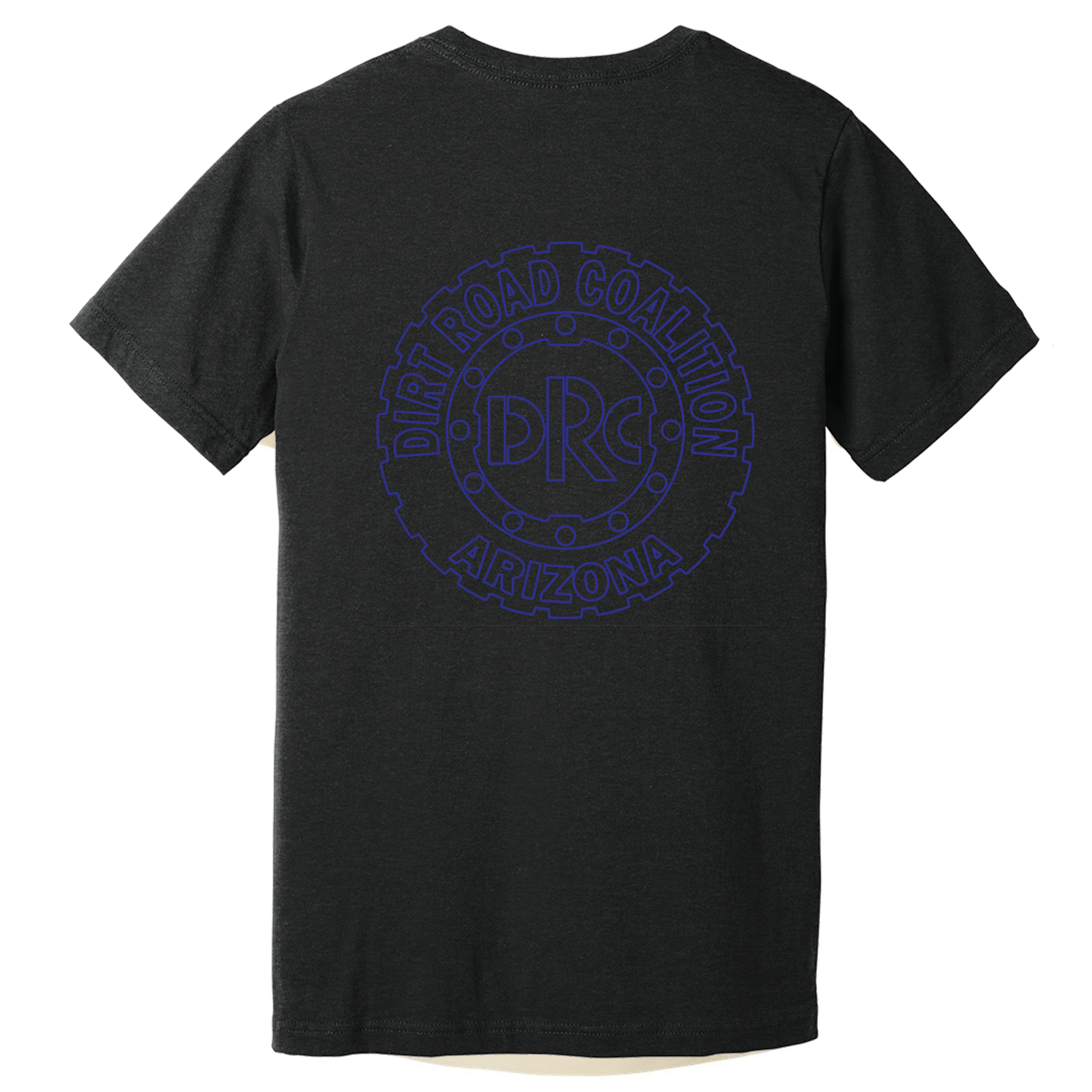 DRC Short Sleeve Shirt Blue #DRC Front and Blue Logo Back