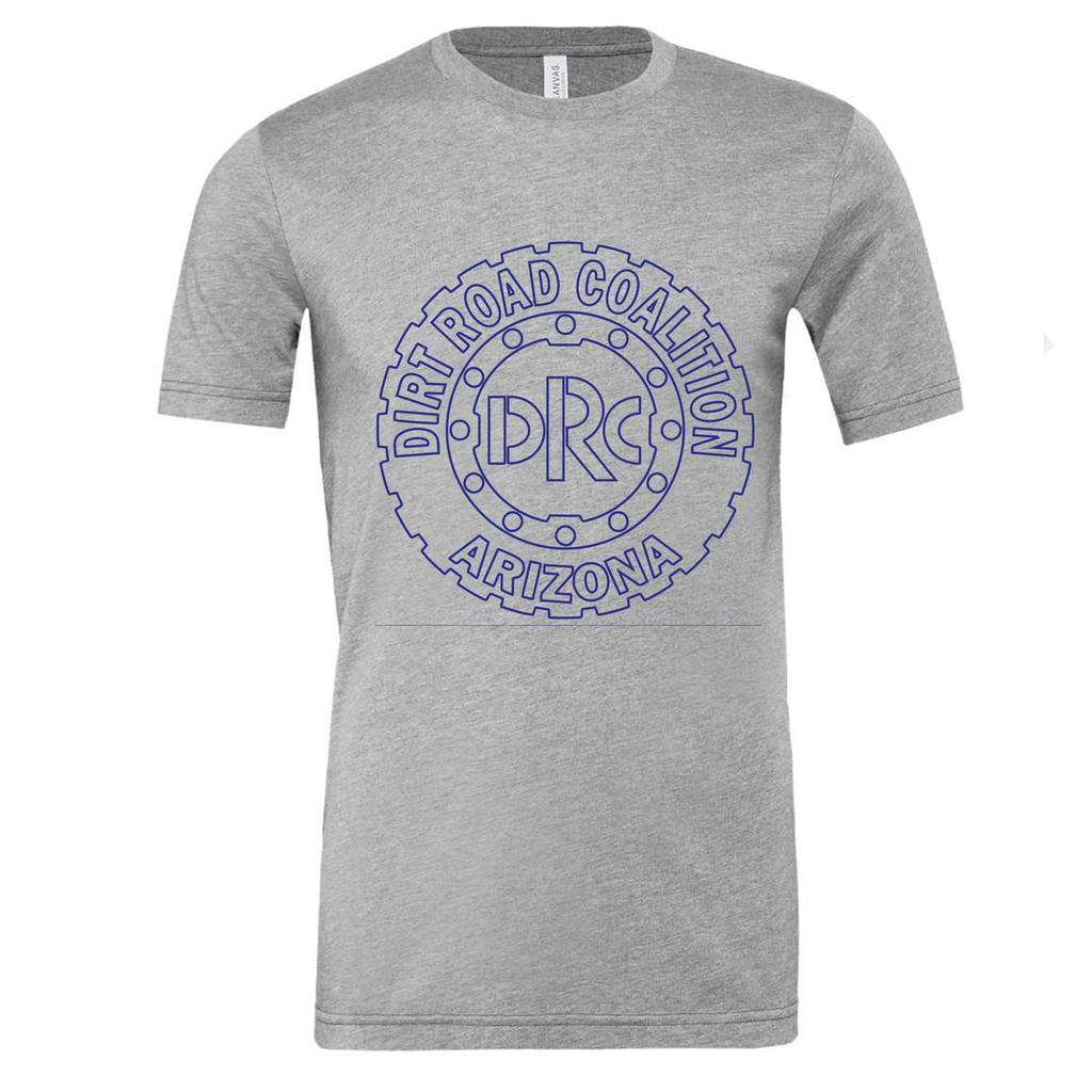 DRC Short Sleeve Shirt Blue #DRC Front and Blue Logo Back