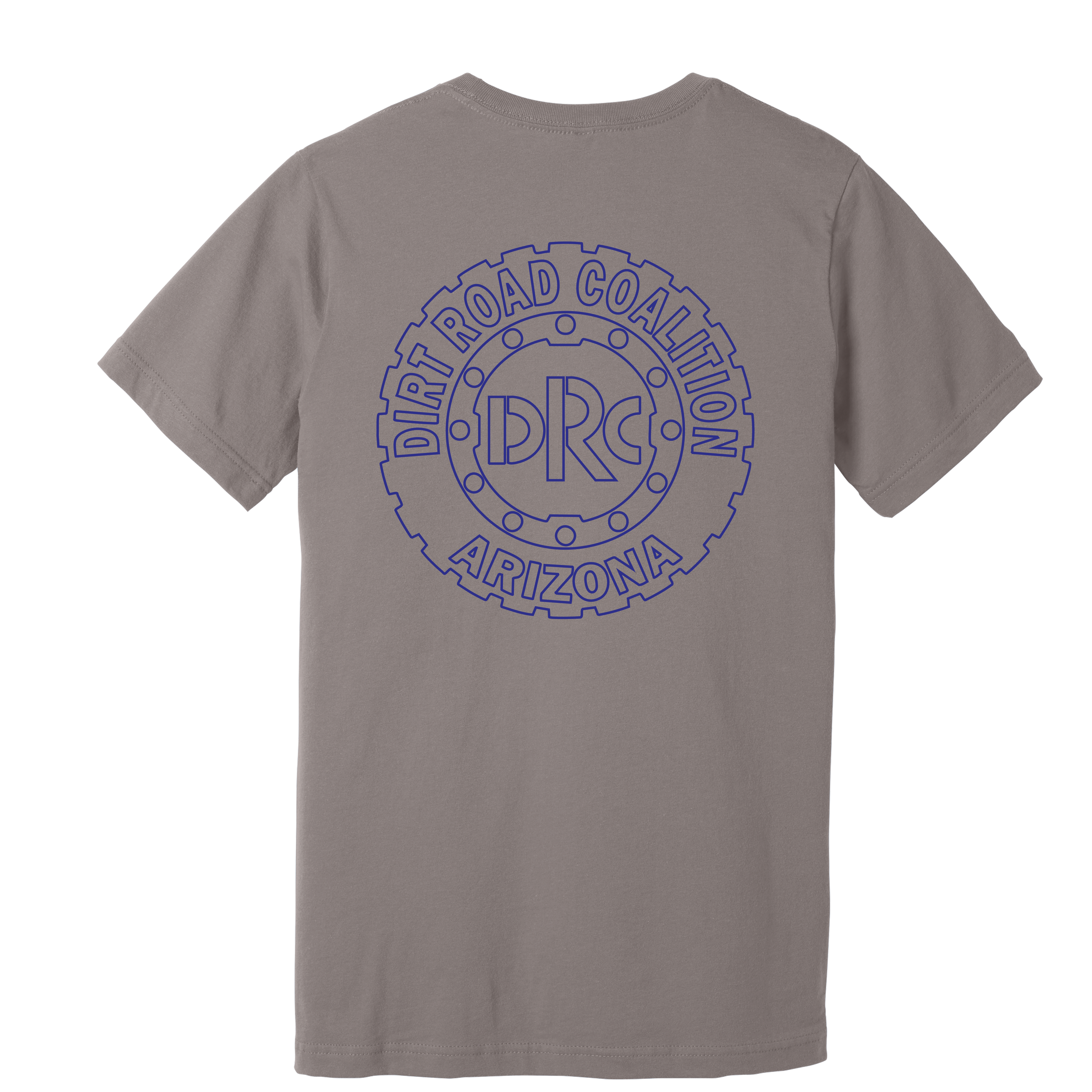 DRC Short Sleeve Shirt Blue #DRC Front and Blue Logo Back