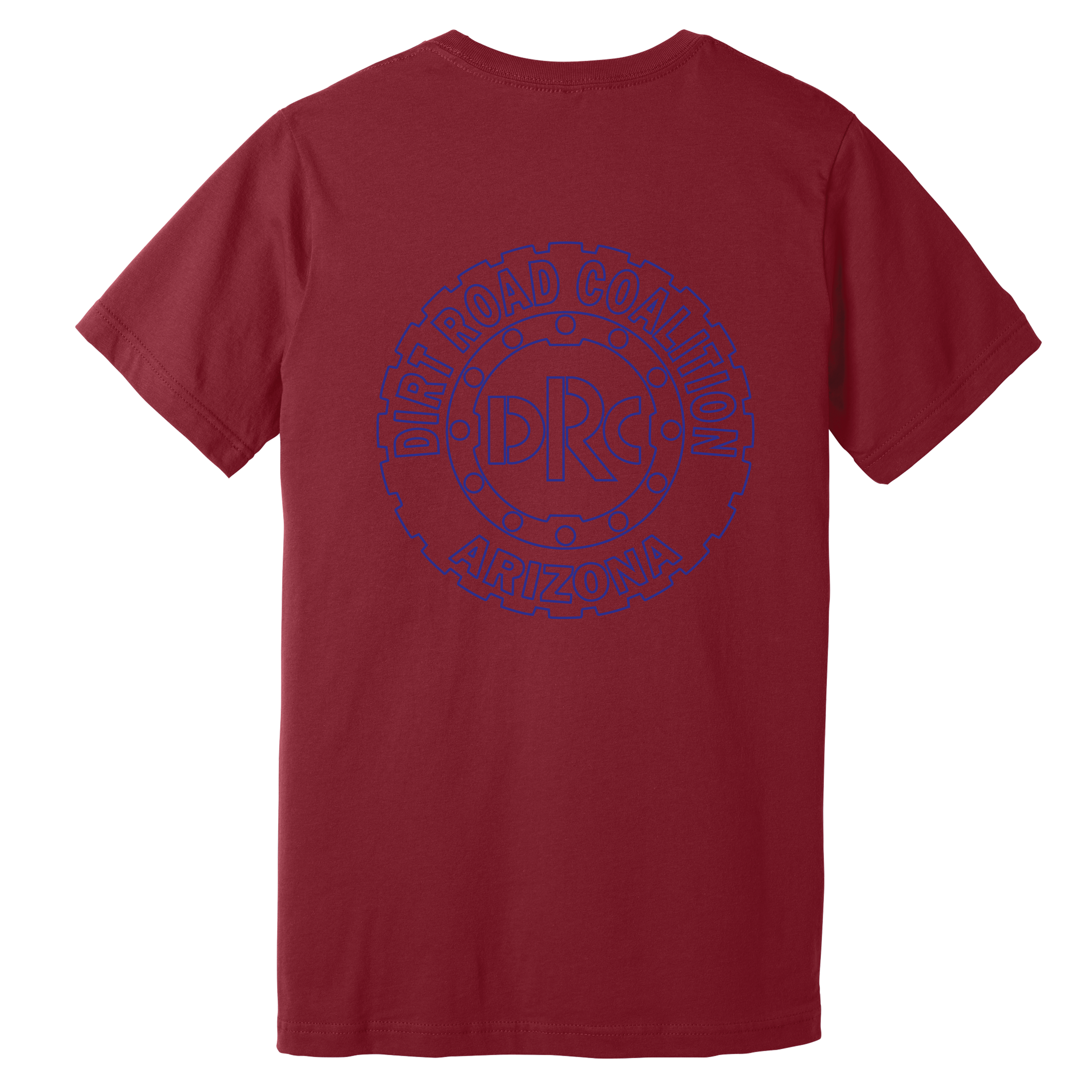 DRC Short Sleeve Shirt Blue #DRC Front and Blue Logo Back