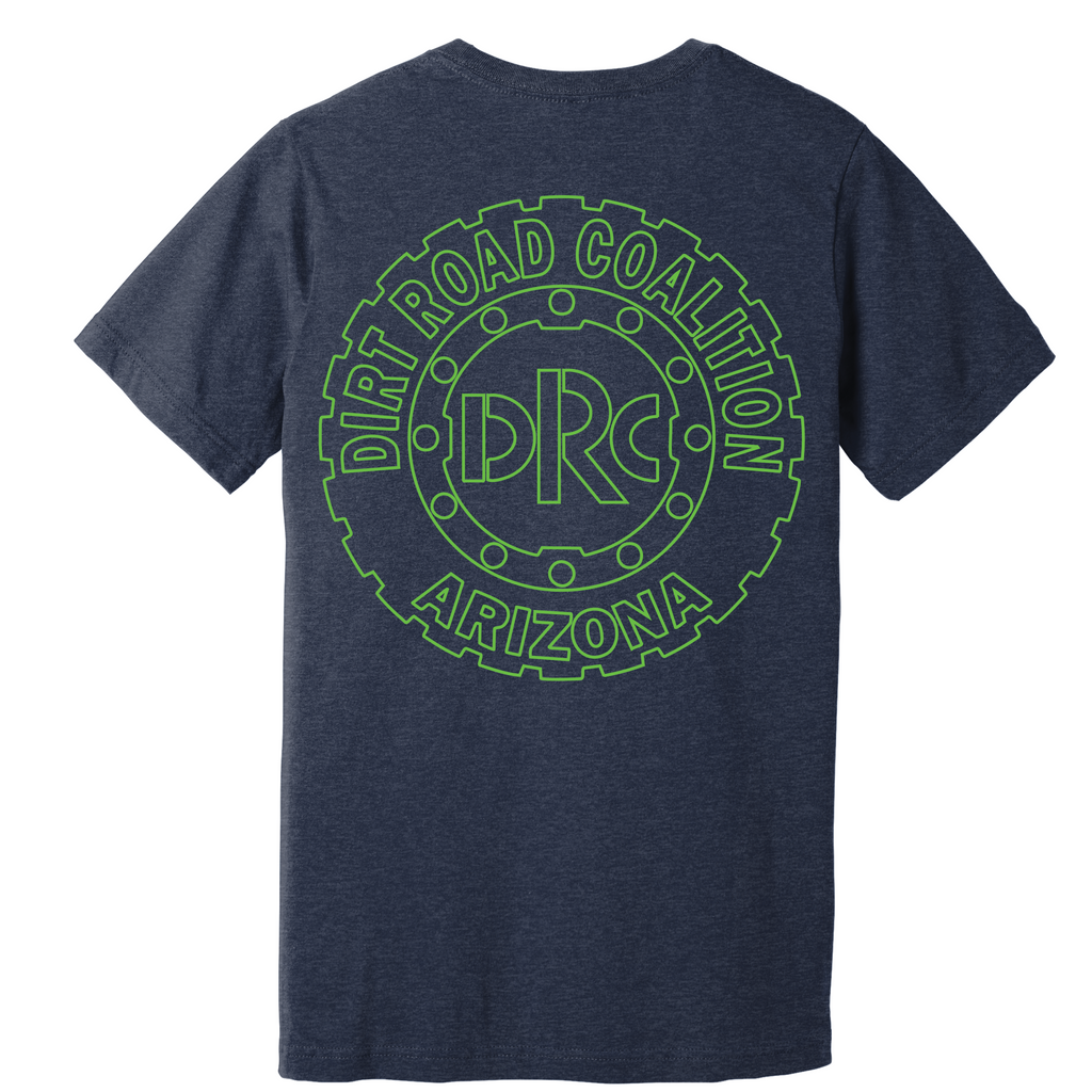 DRC Short Sleeve Shirt Green #DRC Front and Green Logo Back