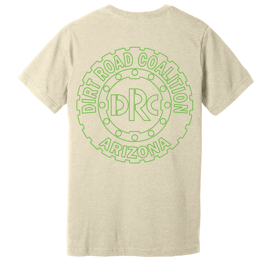 DRC Short Sleeve Shirt Green #DRC Front and Green Logo Back