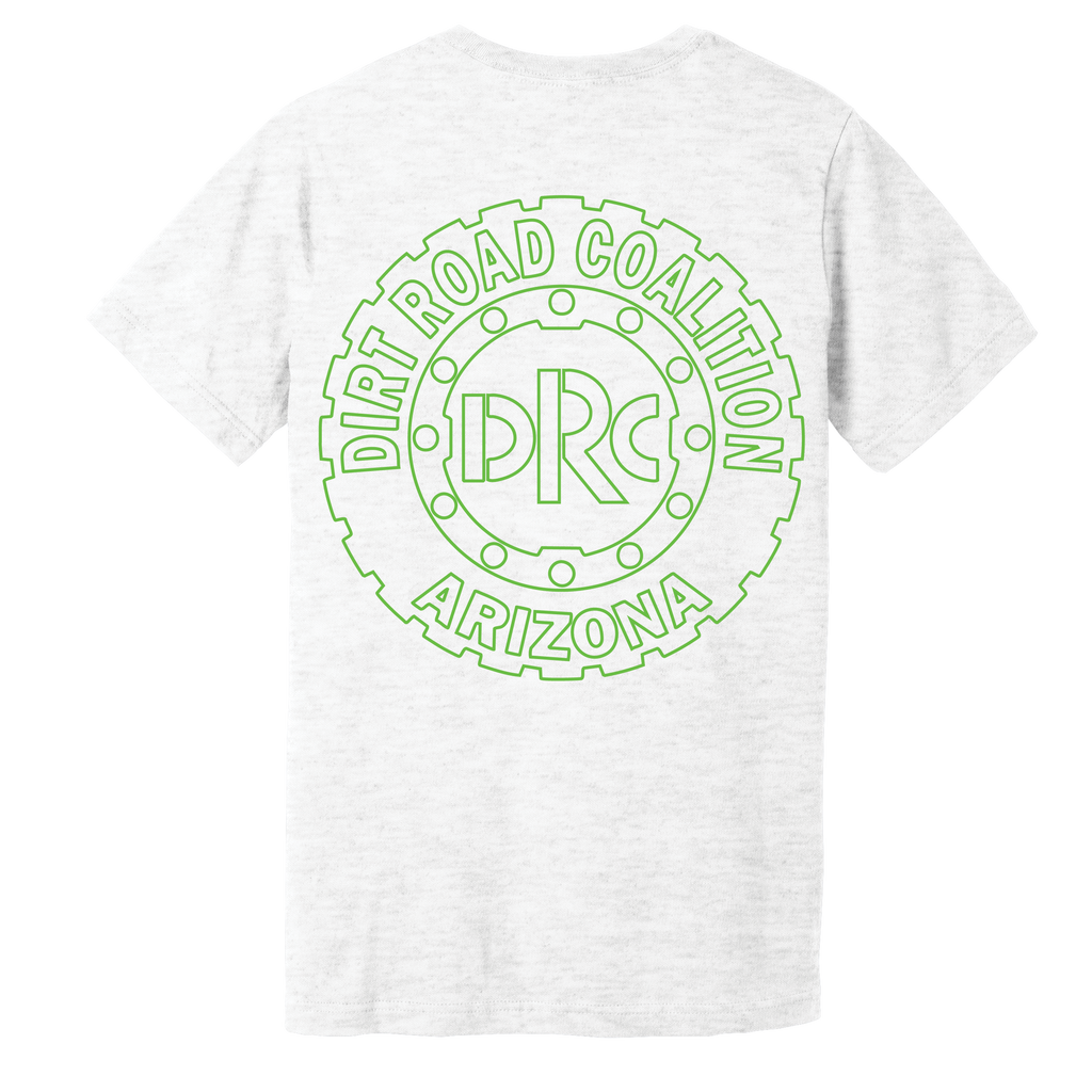DRC Short Sleeve Shirt Green #DRC Front and Green Logo Back