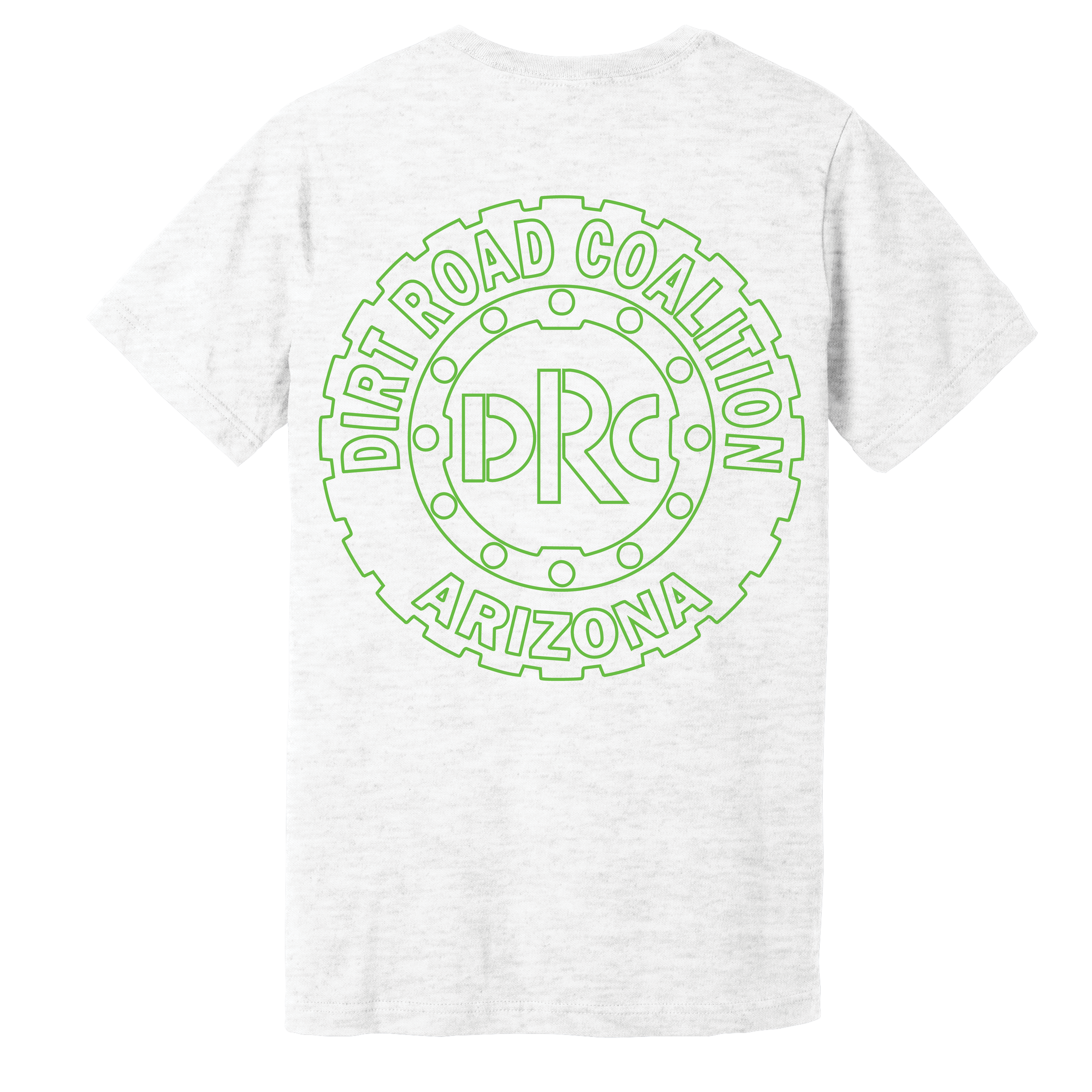 DRC Short Sleeve Shirt Green #DRC Front and Green Logo Back