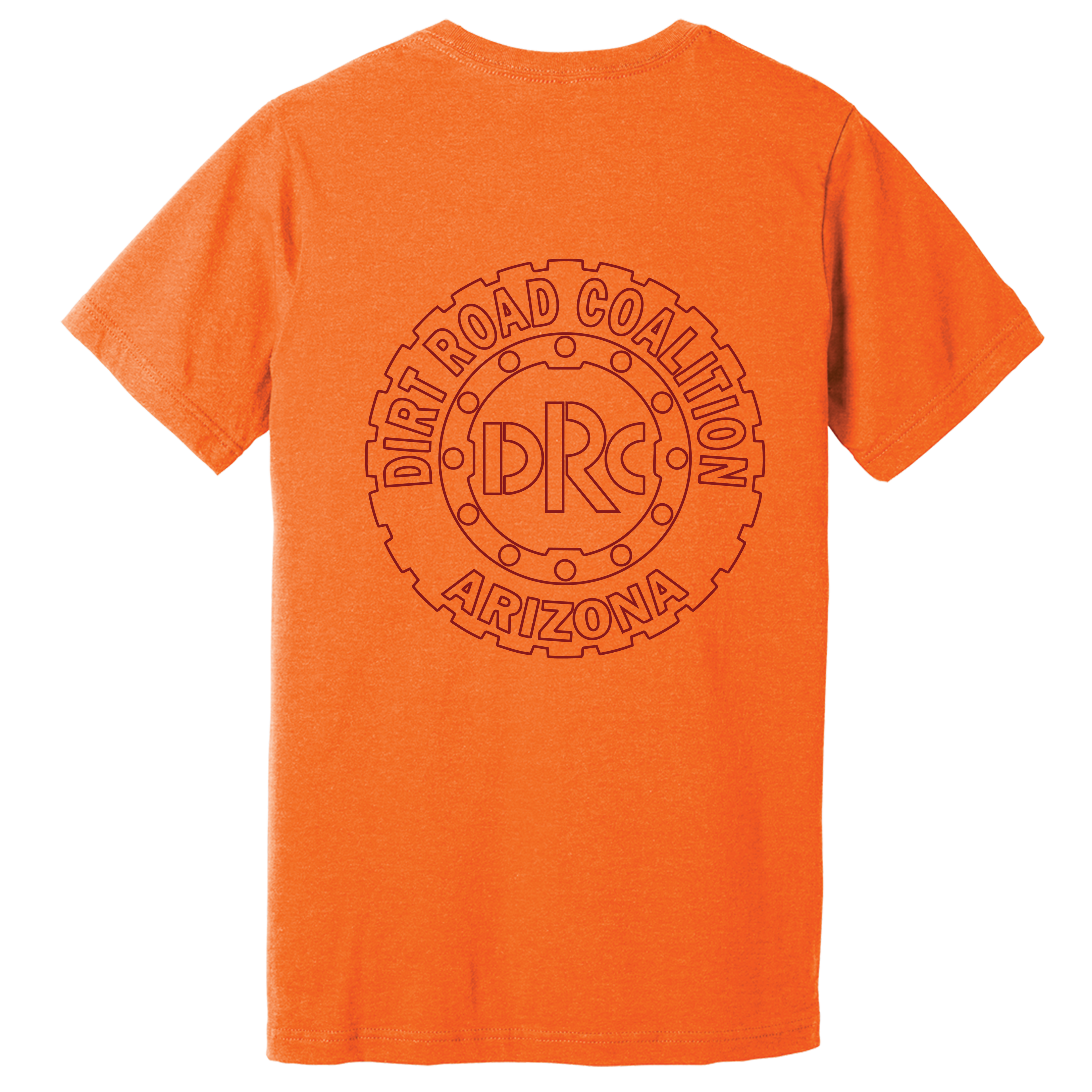 DRC Short Sleeve Shirt Red #DRC Front and Red Logo Back