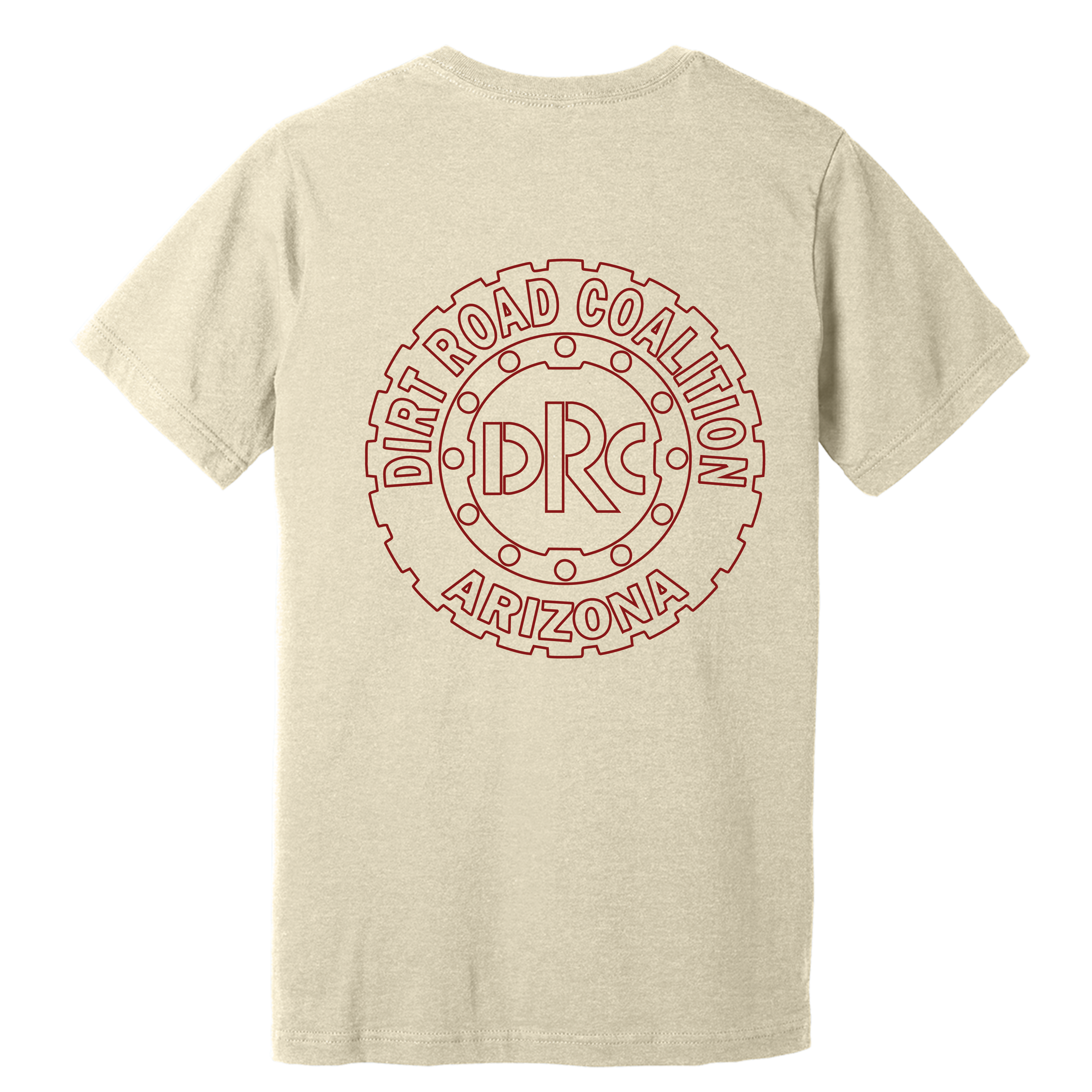 DRC Short Sleeve Shirt Red #DRC Front and Red Logo Back