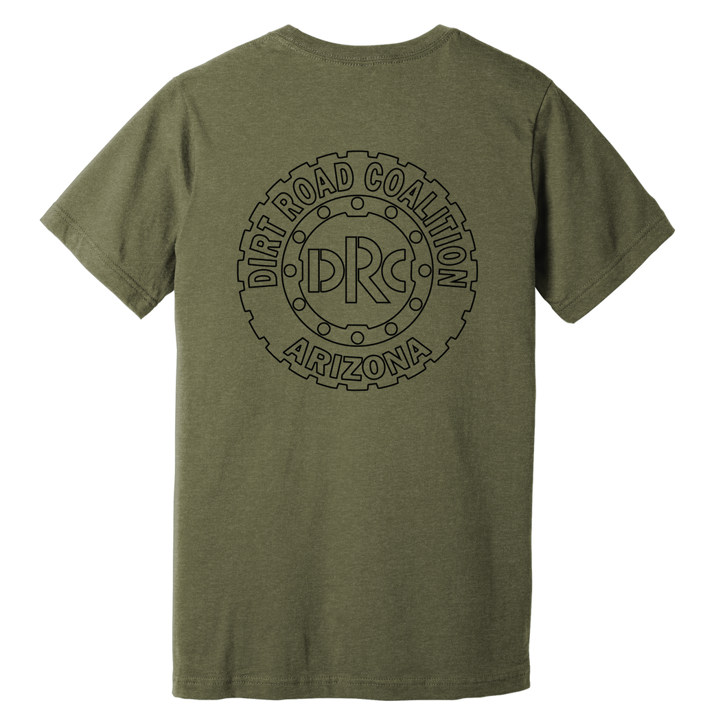 DRC Short Sleeve Shirt Black #DRC Front and Black Logo Back