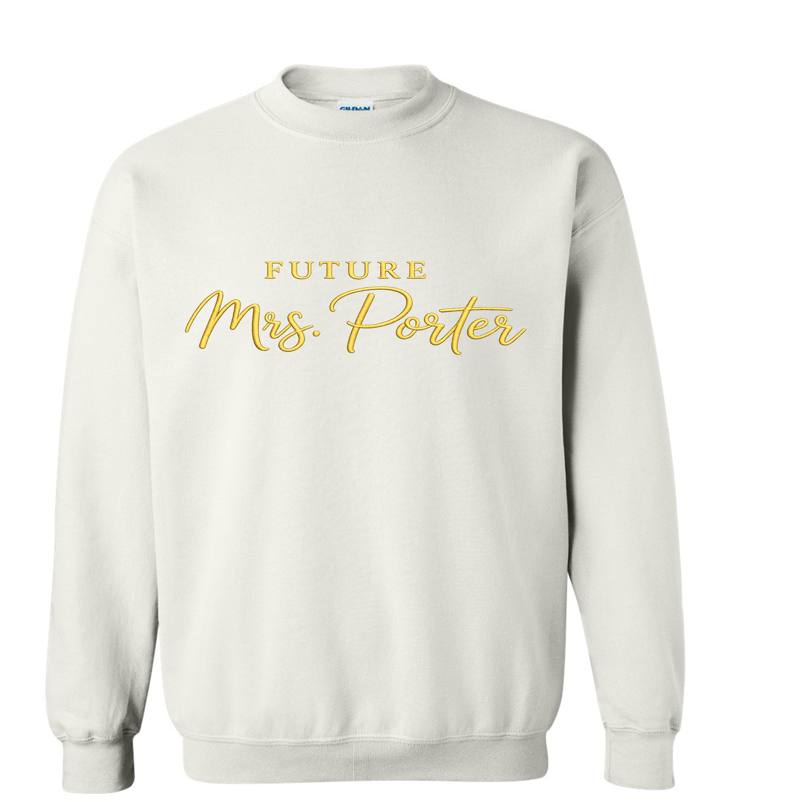 Future Mrs. Embroidered crewneck