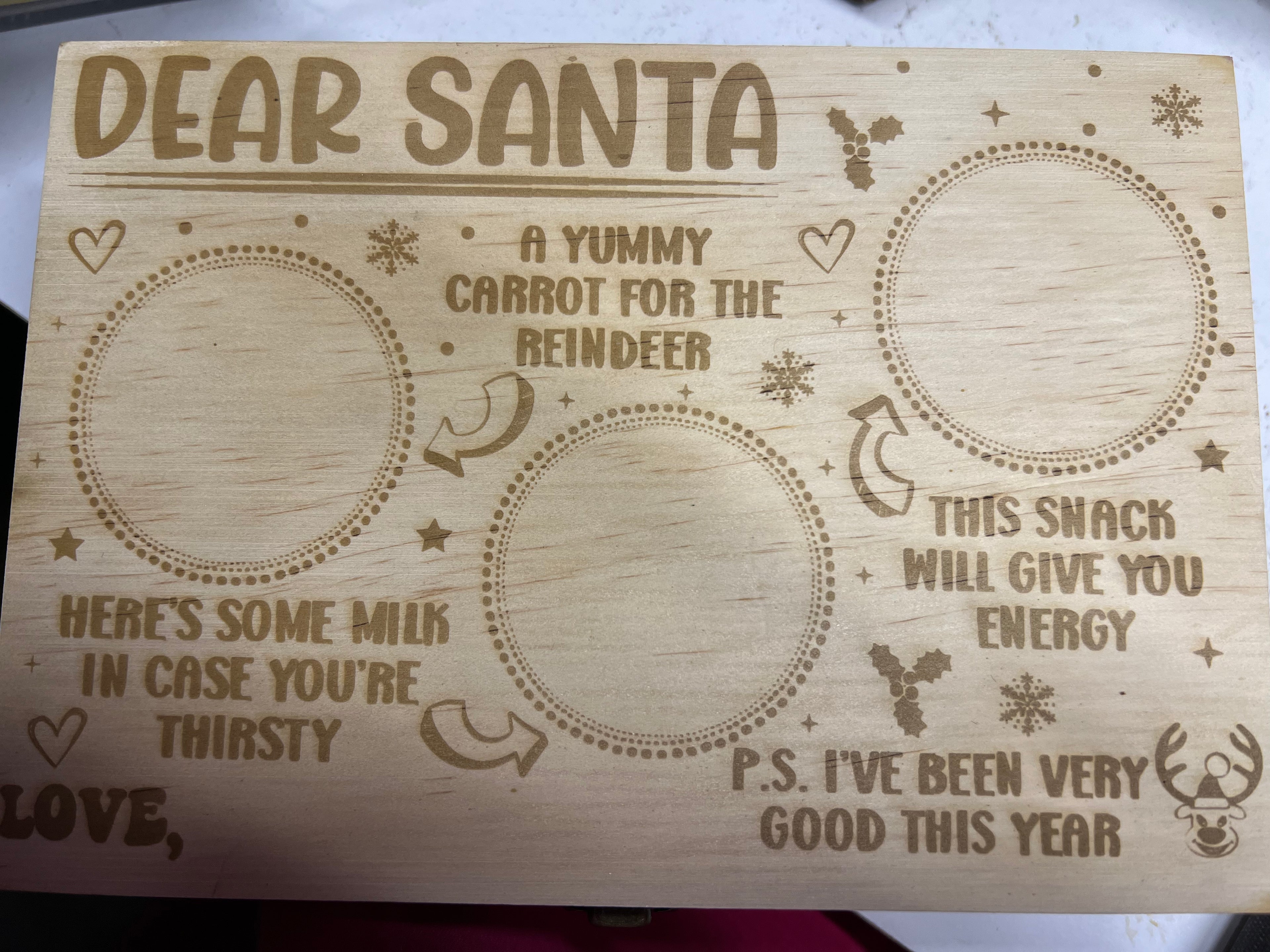 Santa Christmas eve Box