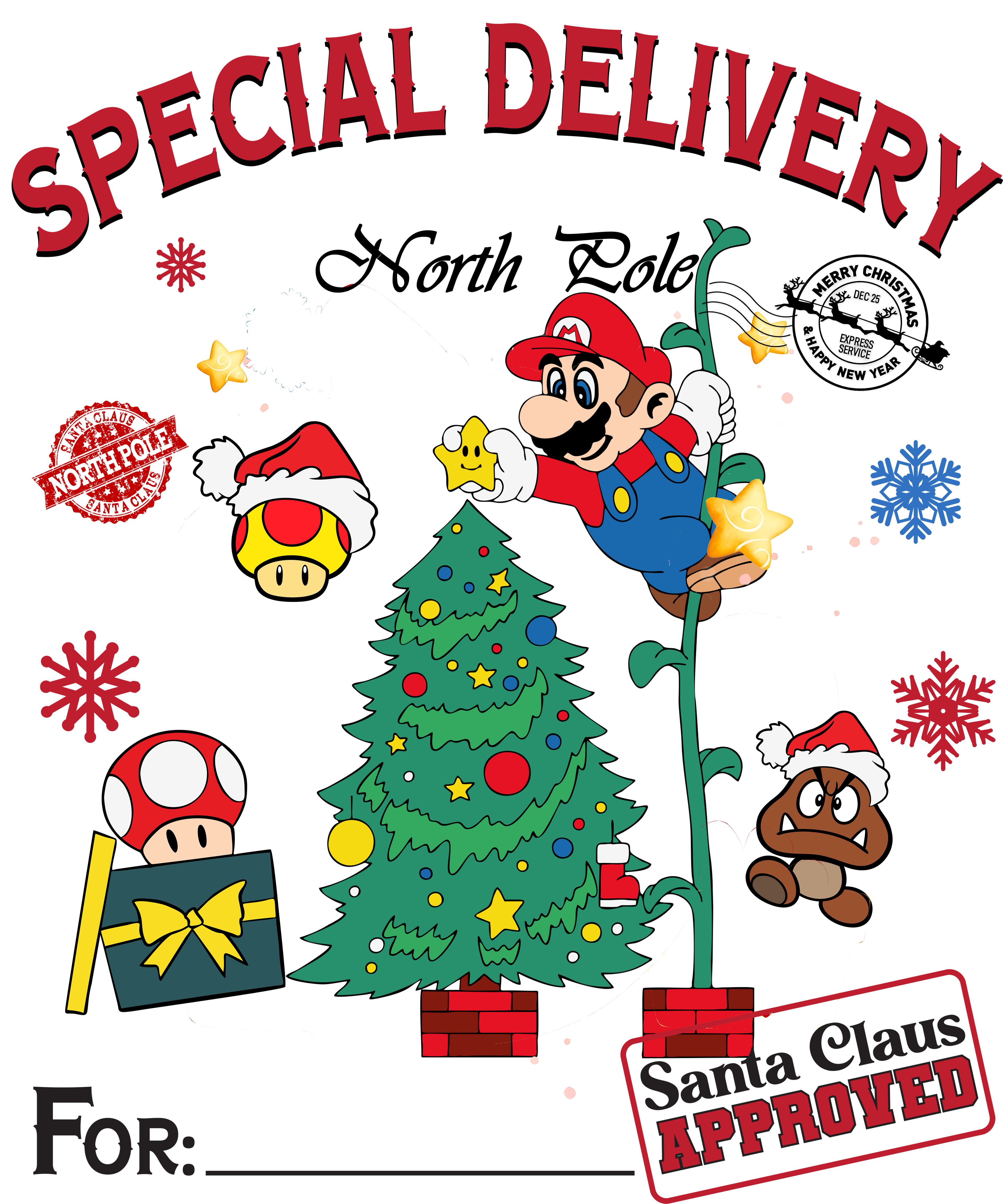 Santa Sacks Choose 3 Options