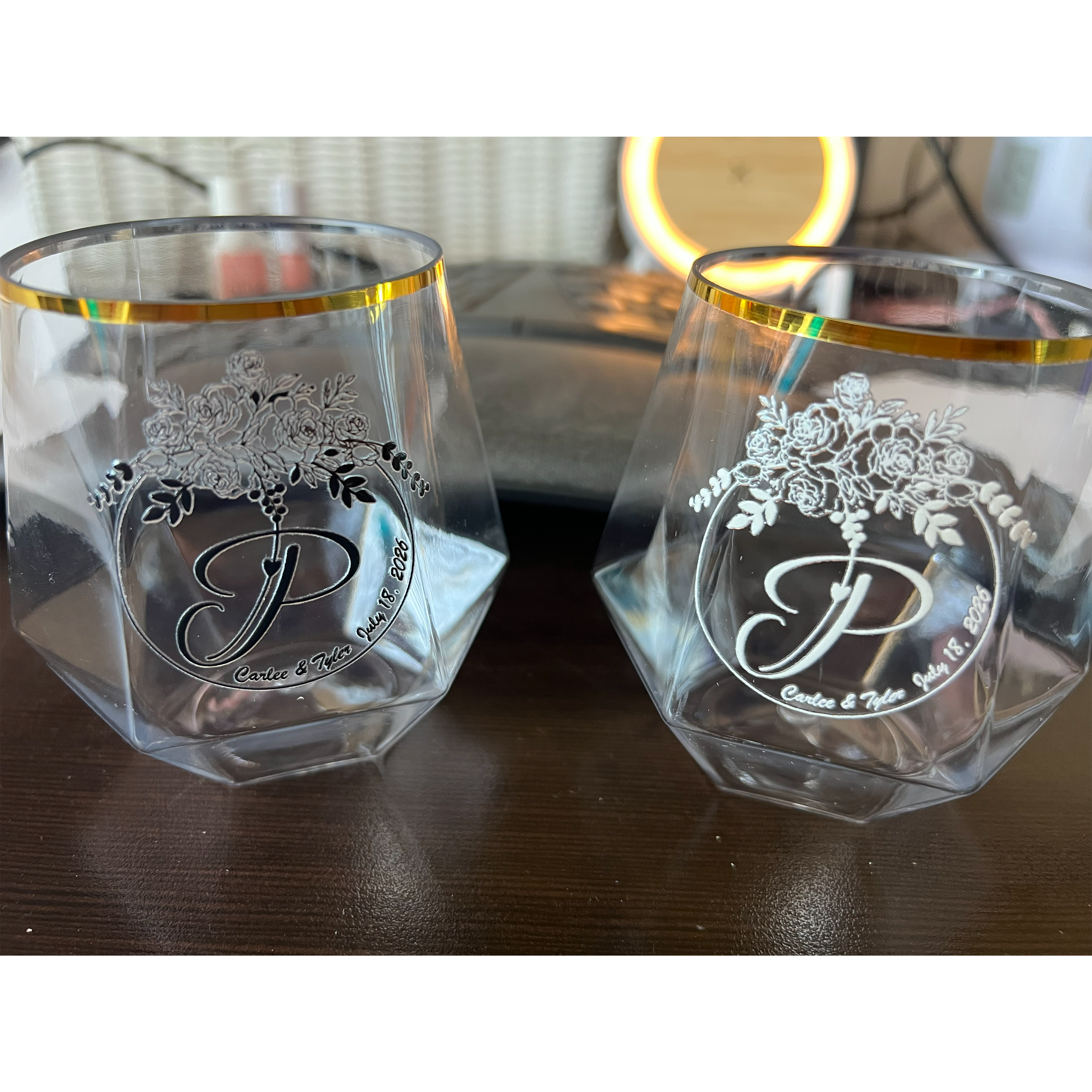 Disposable Shower Cups with UVDTF
