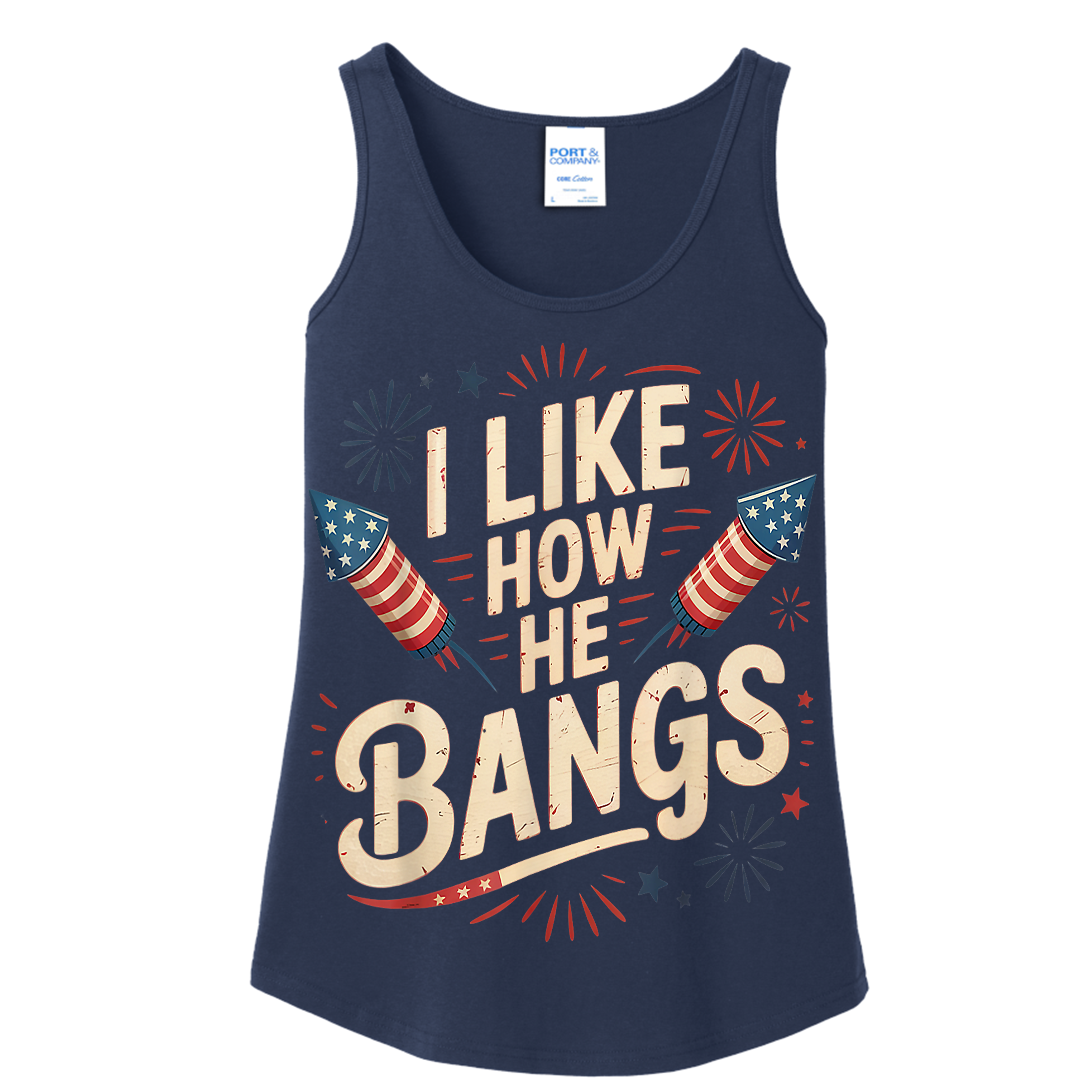 He Bangs Vintage design Tank