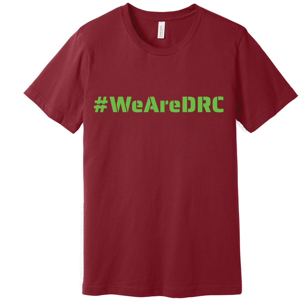 DRC Short Sleeve Shirt Green #DRC Front and Green Logo Back