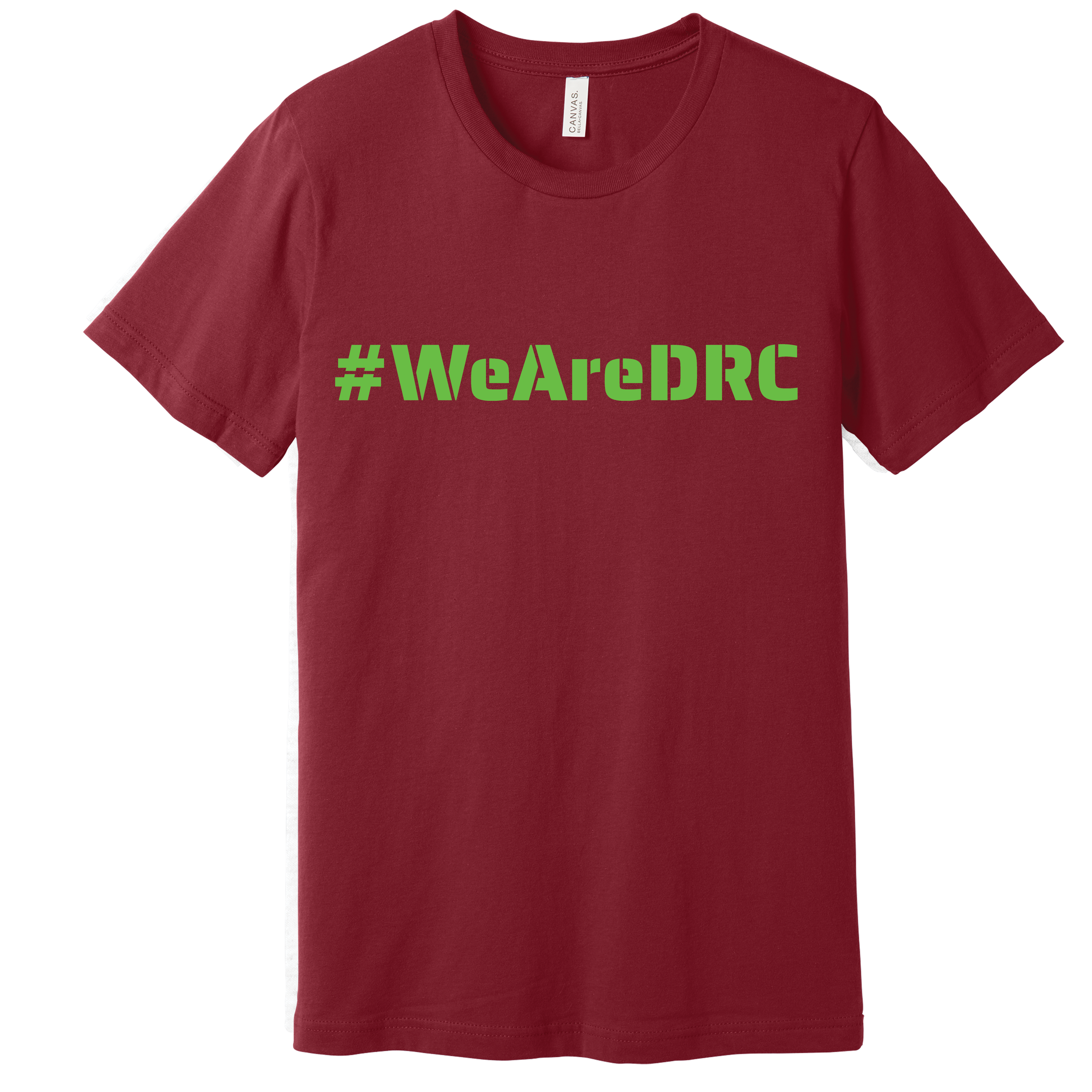 DRC Short Sleeve Shirt Green #DRC Front and Green Logo Back
