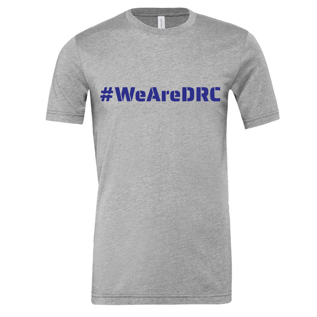 DRC Short Sleeve Shirt Blue #DRC Front and Blue Logo Back